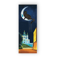 Bookmarks for Lyutsink's books "Night in Kyiv. Andriivskyi Uzviz" 1 pc. (LK000000016) (2000000000016)