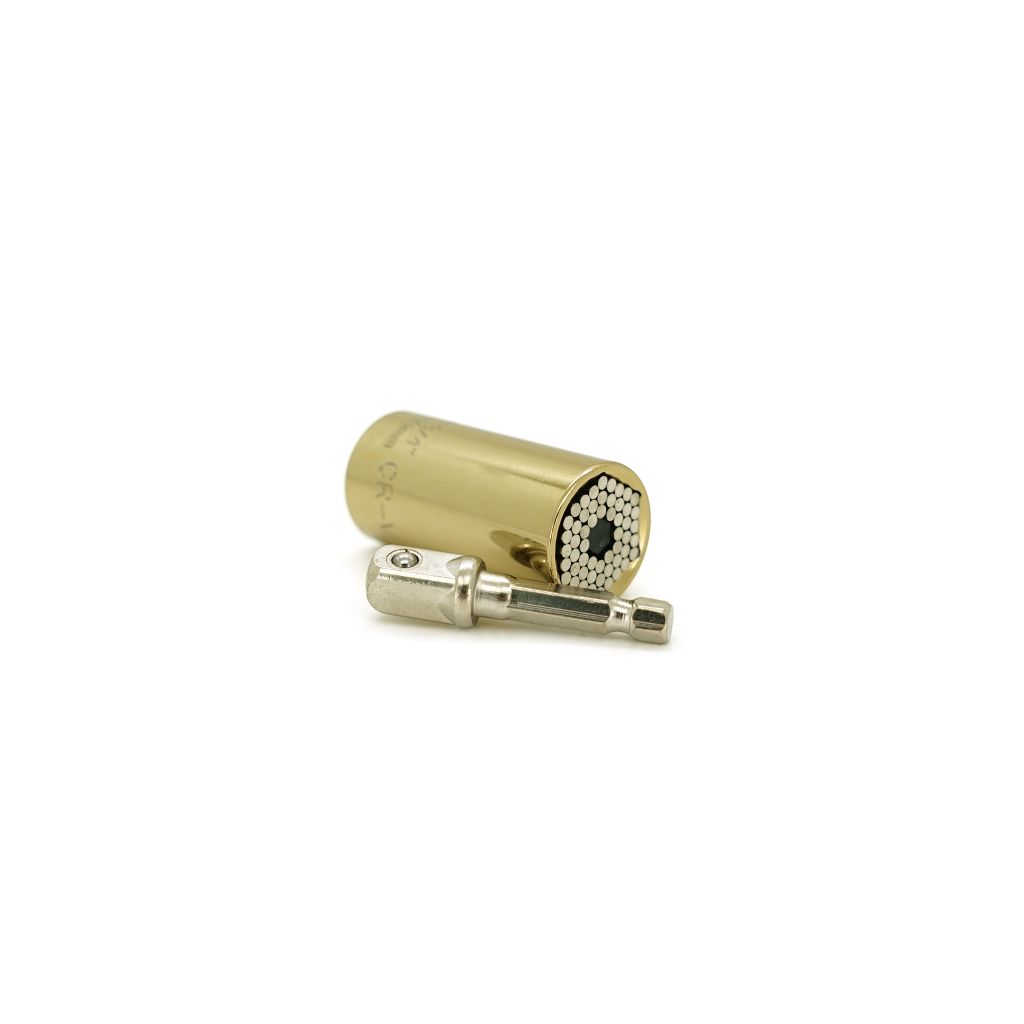 Насадка Voltronic універсальна для шуруповерта 7-19 mm (25*52) 3/4 Yellow (YT-UnScTYL)