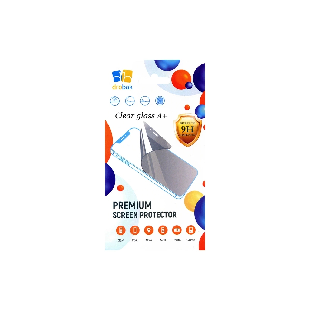 Скло захисне Drobak Clear glass A+ Apple iPhone 17 Pro Max (151574) Скло захисне Drobak Clear glass A+ Apple iPhone 17 Pro Max (151574)
