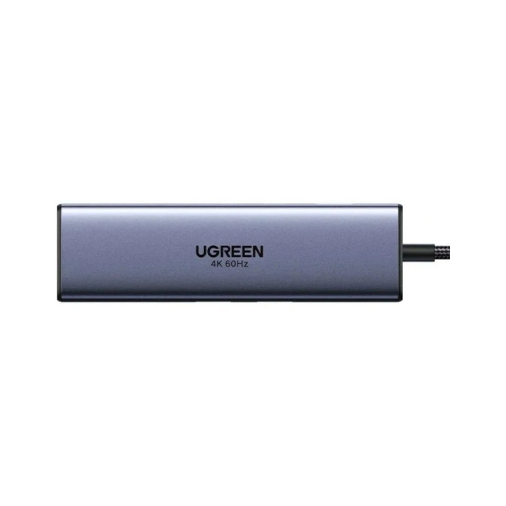 Концентратор Ugreen USB-C 6-in-1 2xUSB-A + 1xUSB-C PD100W + DisplayPort 4K60Hz + 1xRJ45 1000Mbps black (75643) Концентратор Ugreen USB-C 6-in-1 2xUSB-A + 1xUSB-C PD100W + DisplayPort 4K60Hz + 1xRJ45 1000Mbps black (75643)
