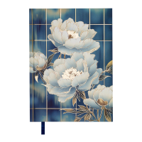Buromax weekly undated PEONY, A5, blue 336 pages (BM.20170-14)