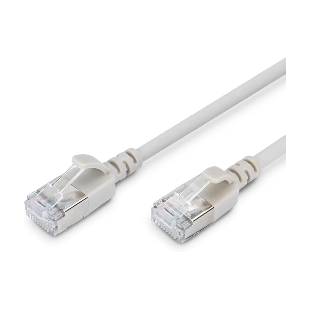 Патч-корд 3м, FTP, cat.6A, Sliim, AWG 32/7, Cu, LSZH, grey Digitus (DK-1632-A-030S)
