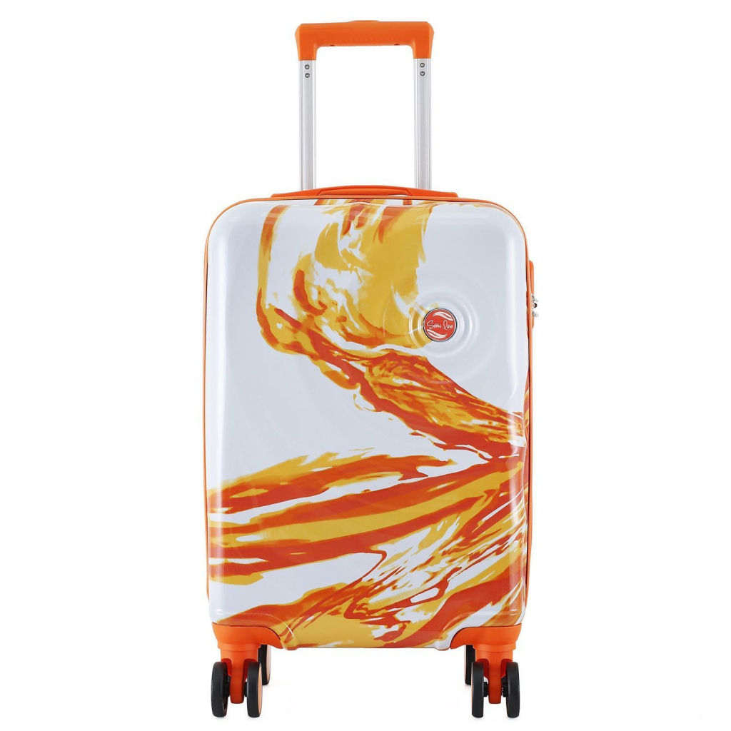 Валіза Semi Line 20" (S) White/Orange Print (T5655-1) (DAS303816) Валіза Semi Line 20" (S) White/Orange Print (T5655-1) (DAS303816)