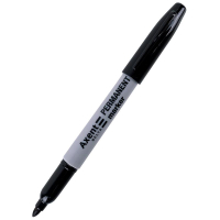 Axent Permanent marker D2606, 1 mm round black (D2606-01)