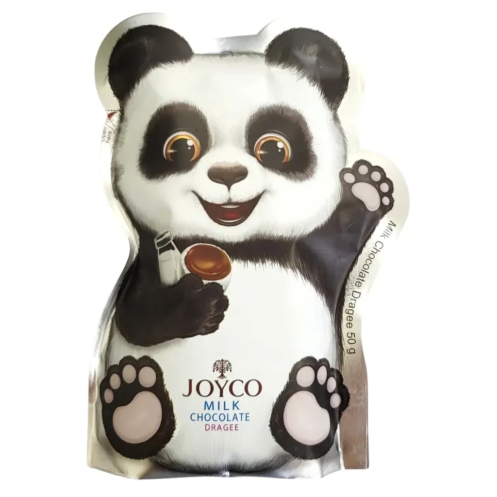Цукерка JOYCO з молочного шоколаду Панда 50 г (4850001399377)