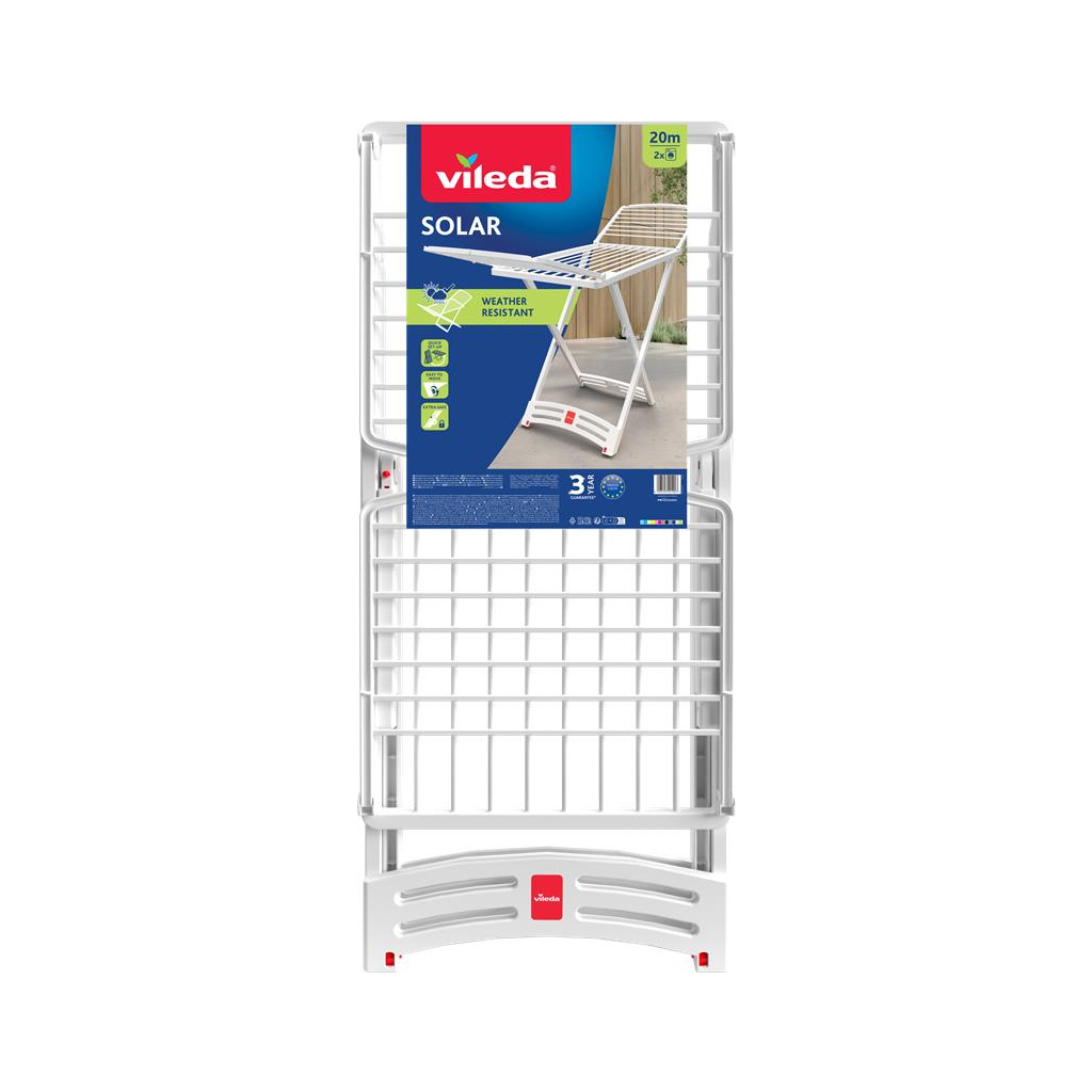 Сушарка для білизни Vileda Solar Пластикова 20 м (4023103201927) Сушарка для білизни Vileda Solar Пластикова 20 м (4023103201927)