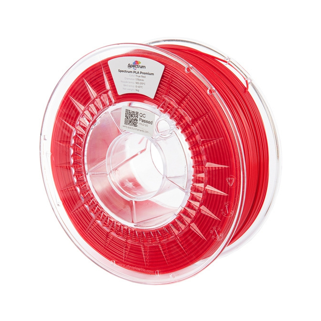 Пластик для 3D-принтера Spectrum PLA Premium 1.75mm 1kg Red, True (80843)