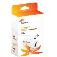 Зарядний пристрій Florence USB, 1.2A + cable iPhone 4/4S (CC12-IPH4)