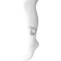 Колготки дитячі BNM з котиком (M0C0302-1121-1G-white)