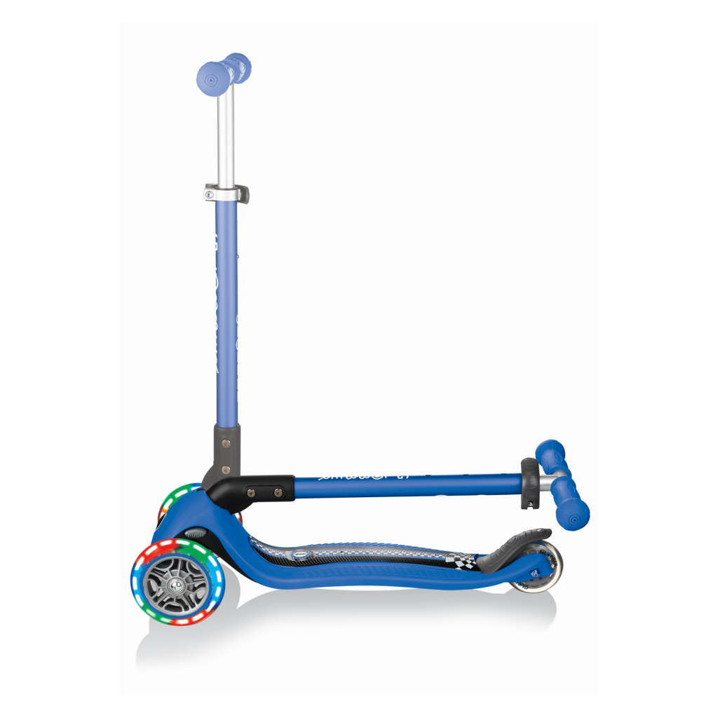Самокат Globber Primo Foldable Lights Синій (432-100)