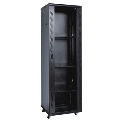 Floor cabinet 42U 19" 600x1000 RAL9004 Kingda (KD-002-6042)
