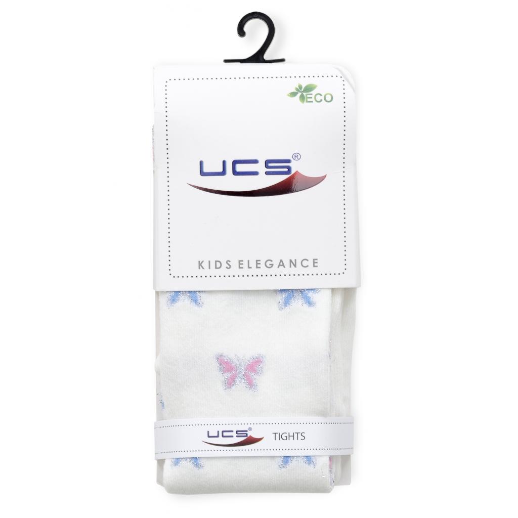 Колготки дитячі UCS Socks з метеликами (M0C0301-2110-3G-white)