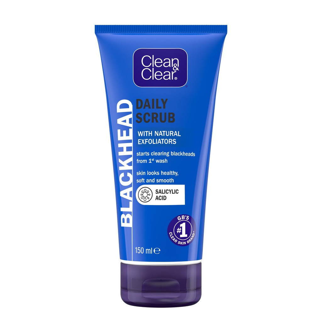 Скраб для обличчя Clean & Clear від чорних цяток 150 мл (3574660149807)