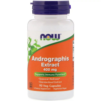 Herbs Now Foods Andrographis Extract 400mg, Andrographis Extract, 90 capsules (NOW-04591)