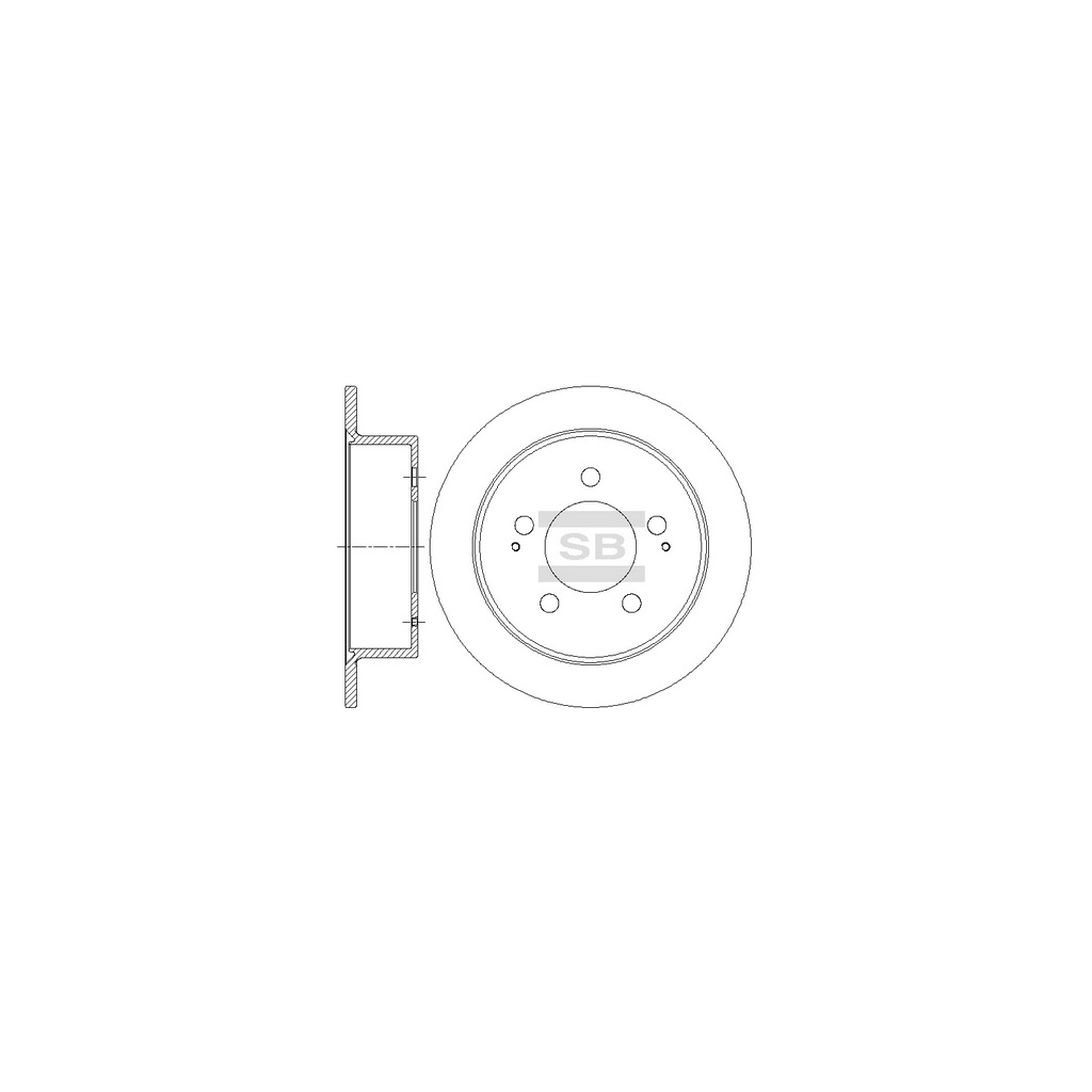Гальмівний диск HI-Q SD5201