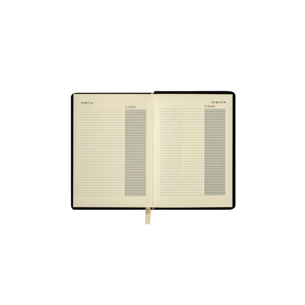 Тижневик Buromax недатований Touch Me А6 з шт. шкіри на 288 сторінок Помаранч (BM.2614-11)