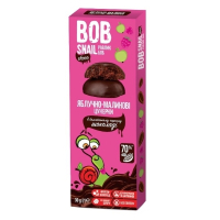 Candy Bob Snail Apple-strawberry in dark chocolate 30 g (4820219341307)