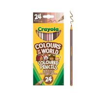 Colored pencils Crayola Colors of the World 24 pcs (68-4607)