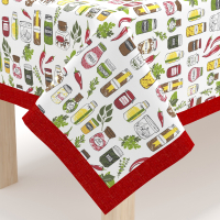 Tablecloth Home Line Spices red, 140x180cm (162158)