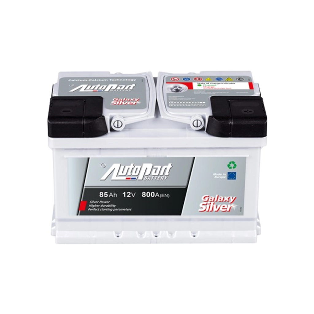 Акумулятор автомобільний AutoPart 85 Ah/12V Galaxy Silver_SB_ низький (ARL85-GAL0)