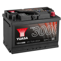 Car battery Yuasa 12V 76Ah SMF Battery (YBX3096)
