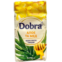 Solid soap Dobra Aloe and honey 5 x 70 g (4820195509180)