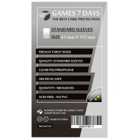 Протектор для карт Games 7 Days 61 х 112 мм, French Tarot, 100 шт (STANDART) (GSD-016111)