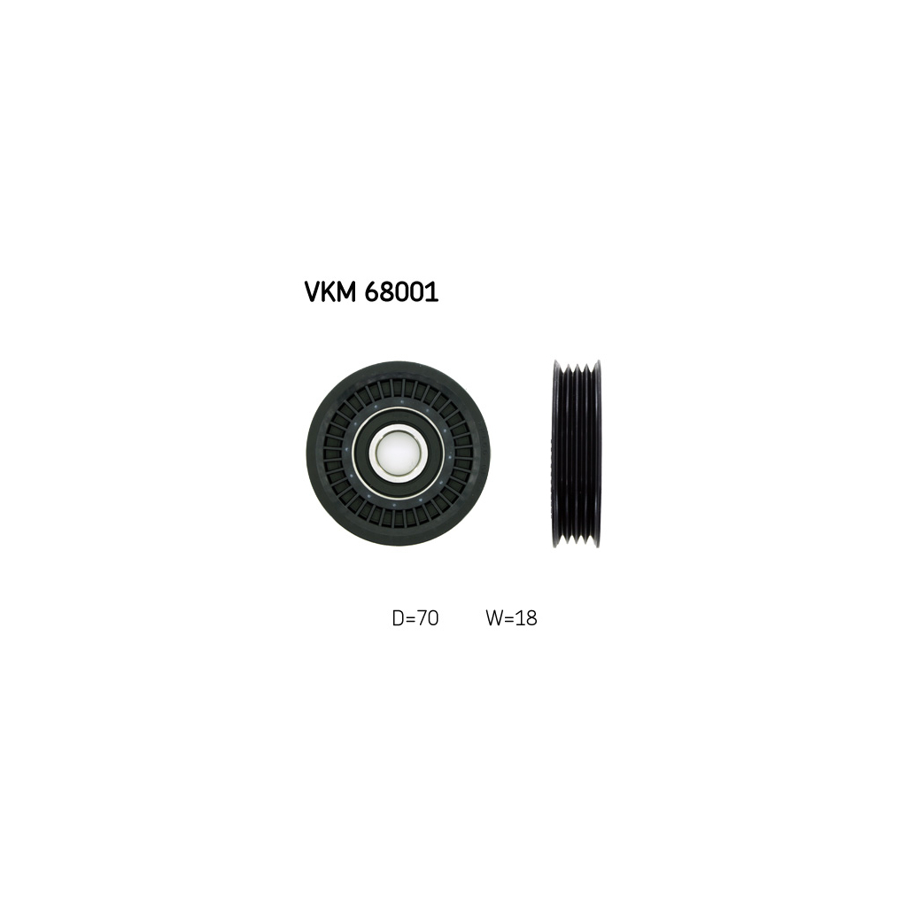Ролик натягувача ременя SKF VKM 68001 Ролик натягувача ременя SKF VKM 68001