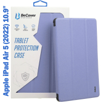 Чохол до планшета BeCover Tri Fold Soft TPU mount Apple Pencil Apple iPad Air 5 (2022) 10.9" Purple (708455)