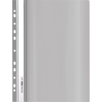Папка-швидкозшивач Economix А4 Light з перфорації, сіра (E38504-10)