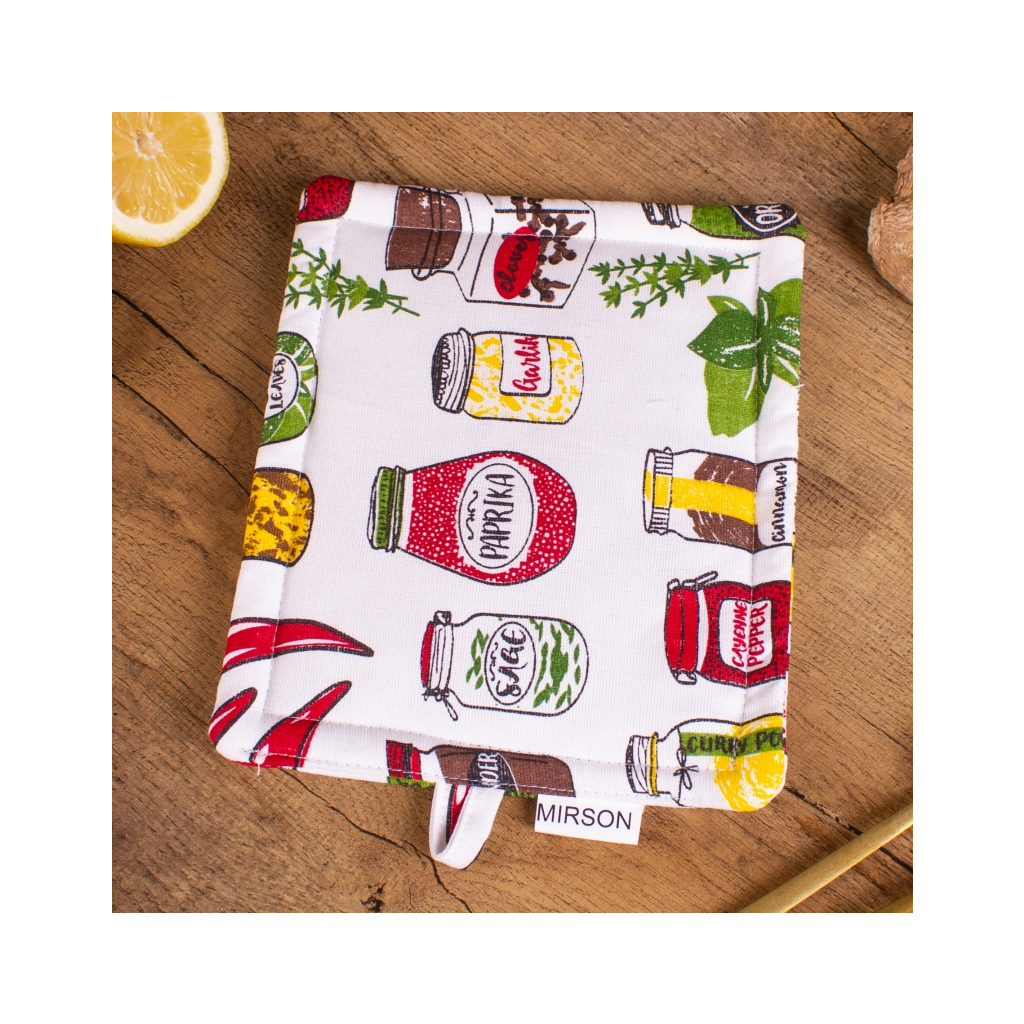 Кухонна прихватка MirSon рогожа/напівпанама №212 - Spices (2200006754251) Кухонна прихватка MirSon рогожа/напівпанама №212 - Spices (2200006754251)