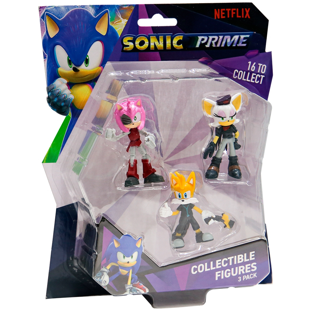 Фігурка Sonic Prime набір – Ребел Руж, Тейлз, Расті Роуз (SON2020C)