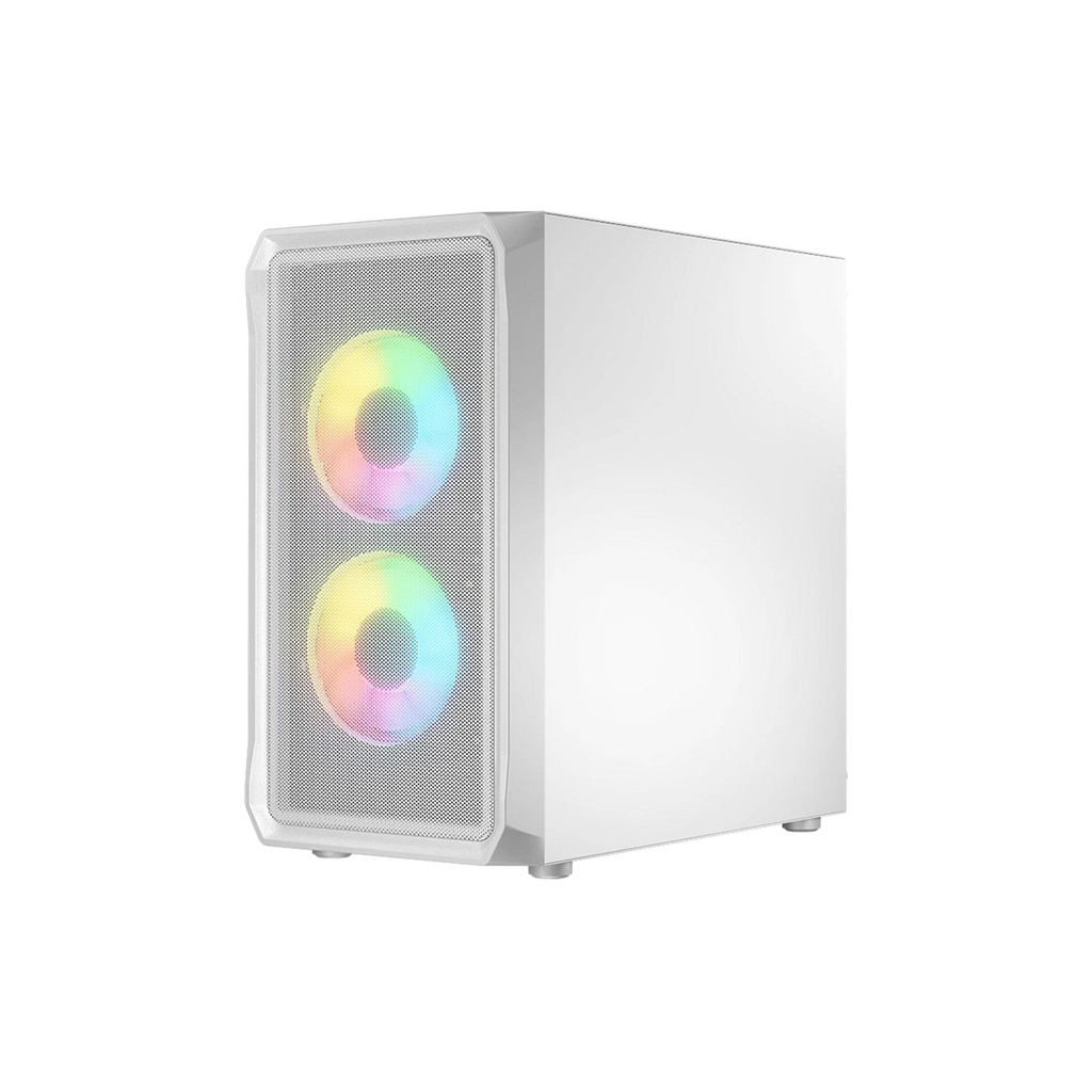 Корпус для ПК Logic concept PORTOS MESH+GLASS ARGB fans 3x120mm WHITE (AM-PORTOS-20-0000000-0002)