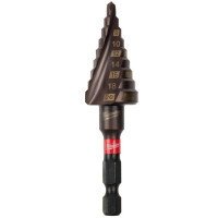 Drill Milwaukee stepped SHOCKWAVE Impact Duty, 4-20mm with a step of 2mm (48899263)