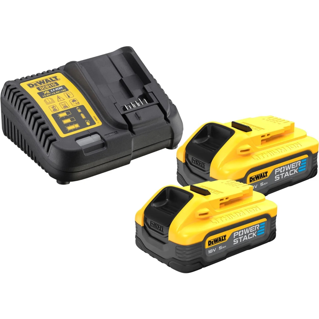 Набір електроіструментів DeWALT 18В XR Li-lon 2x5Ah, DCD805, DCF850, TSTAK (DCK2050H2T)