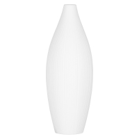 Ваза Ardesto Siena, 7х23см, порцеляна, білий (AR3806W)