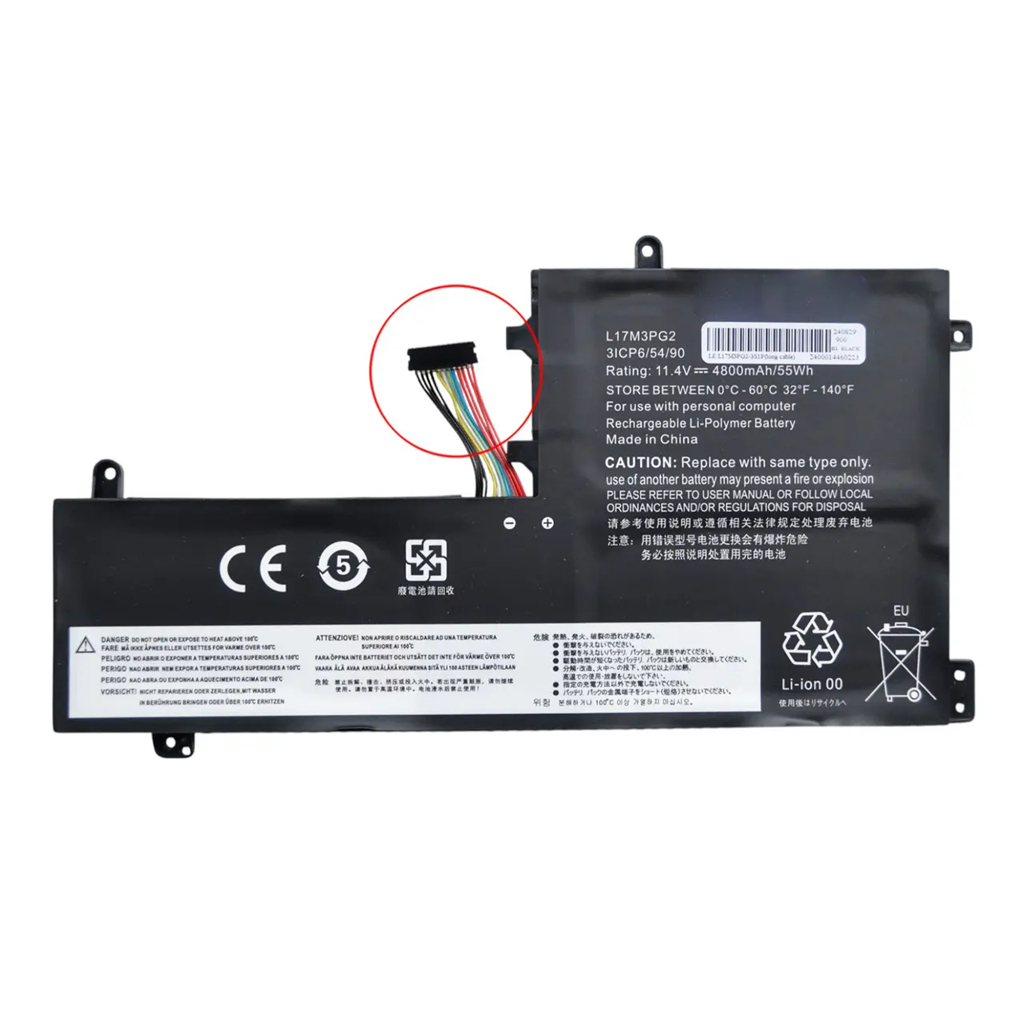 Акумулятор до ноутбука Lenovo Legion Y530-15ICH L17M3PG2, 55Wh (4800mAh), 3cell, 11.4V, Li-ion AlSoft (A71008)