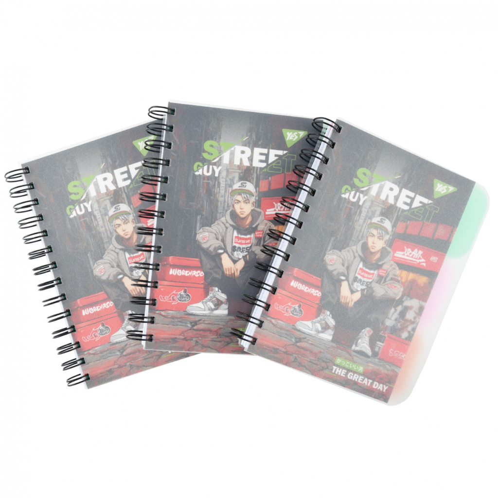 Блокнот Yes В6 Street guy 144 аркуша пластикова обкладинка (681982)
