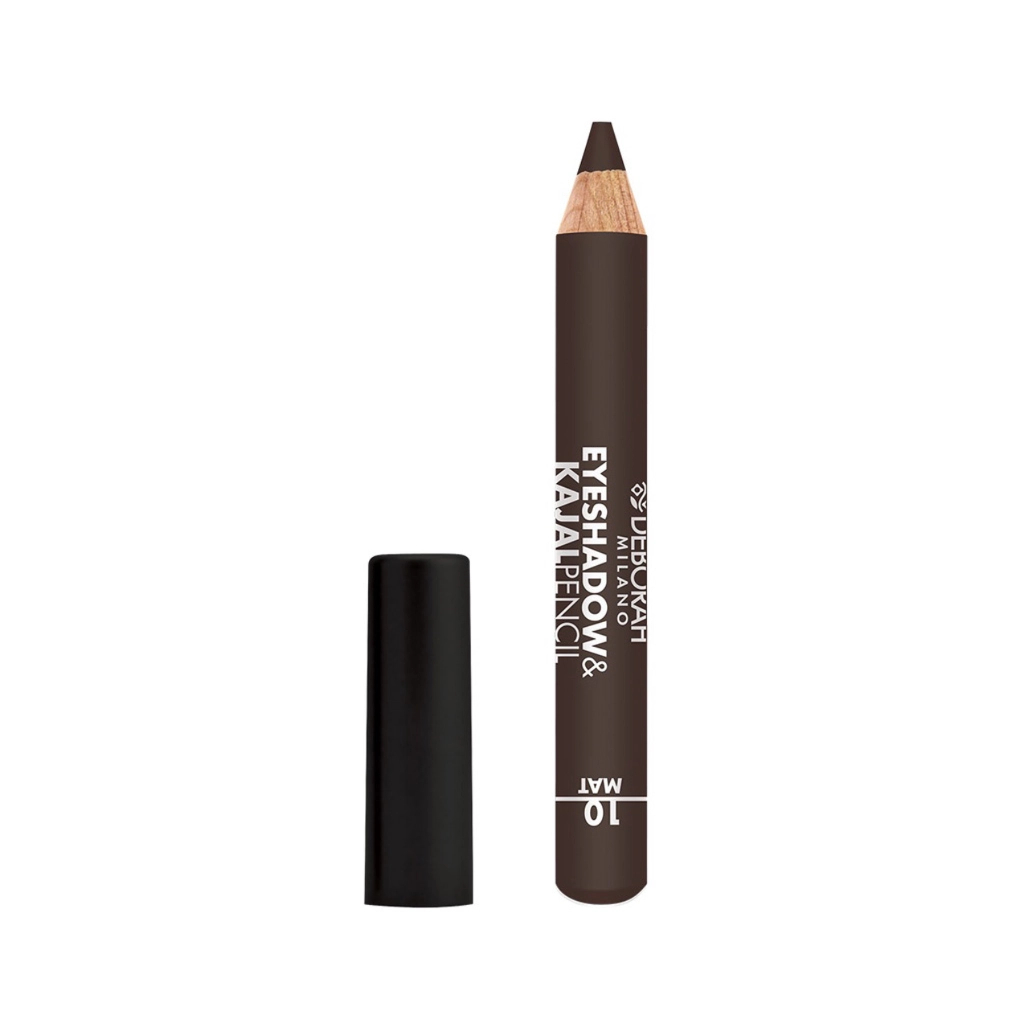 Тіні для повік Deborah Eyeshadow & Kajal Pencil 10 - Mat Brown (8009518319774)