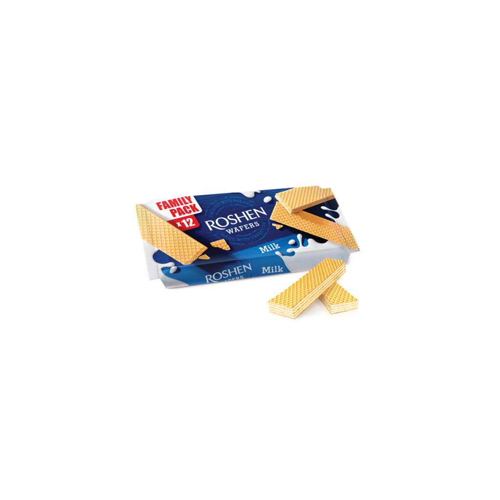 Вафлі Roshen Wafers молоко 216 г (25589)