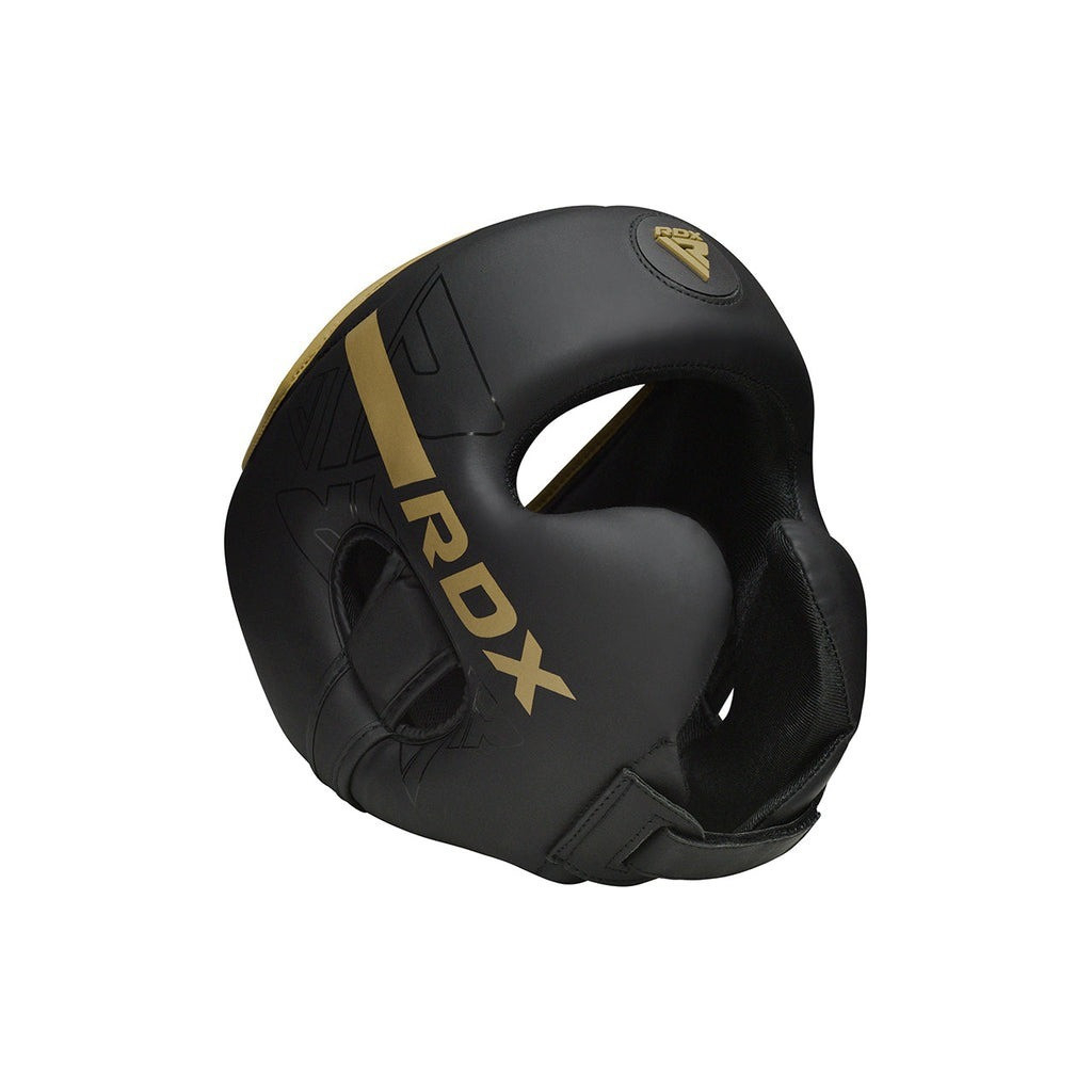 Боксерський шолом RDX F6 Kara Matte Golden S (HGR-F6MGL-S)
