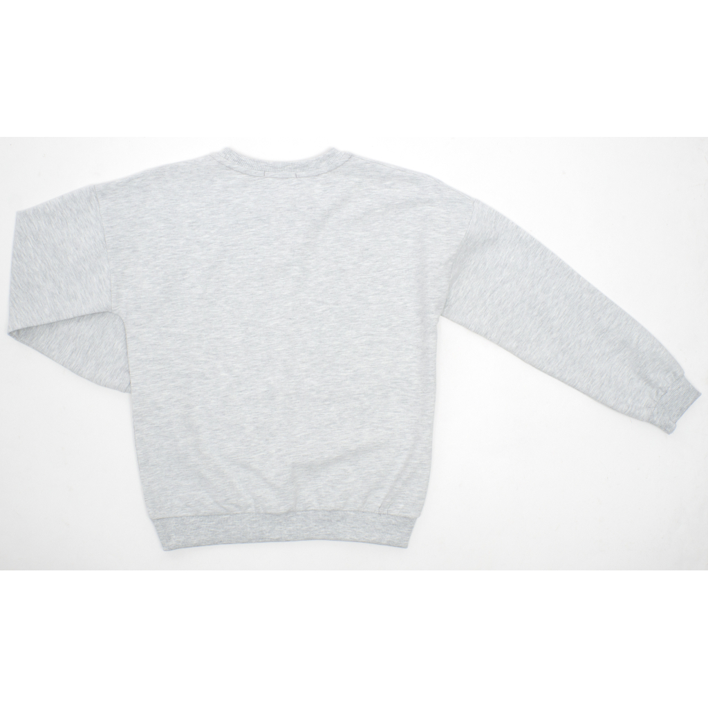 Кофта дитяча Breeze з квіткою (22228-140G-gray) Кофта дитяча Breeze з квіткою (22228-140G-gray)