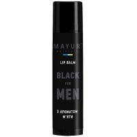 Бальзам для губ Mayur Black For Men Для чоловіків 5 г (4820230955323)