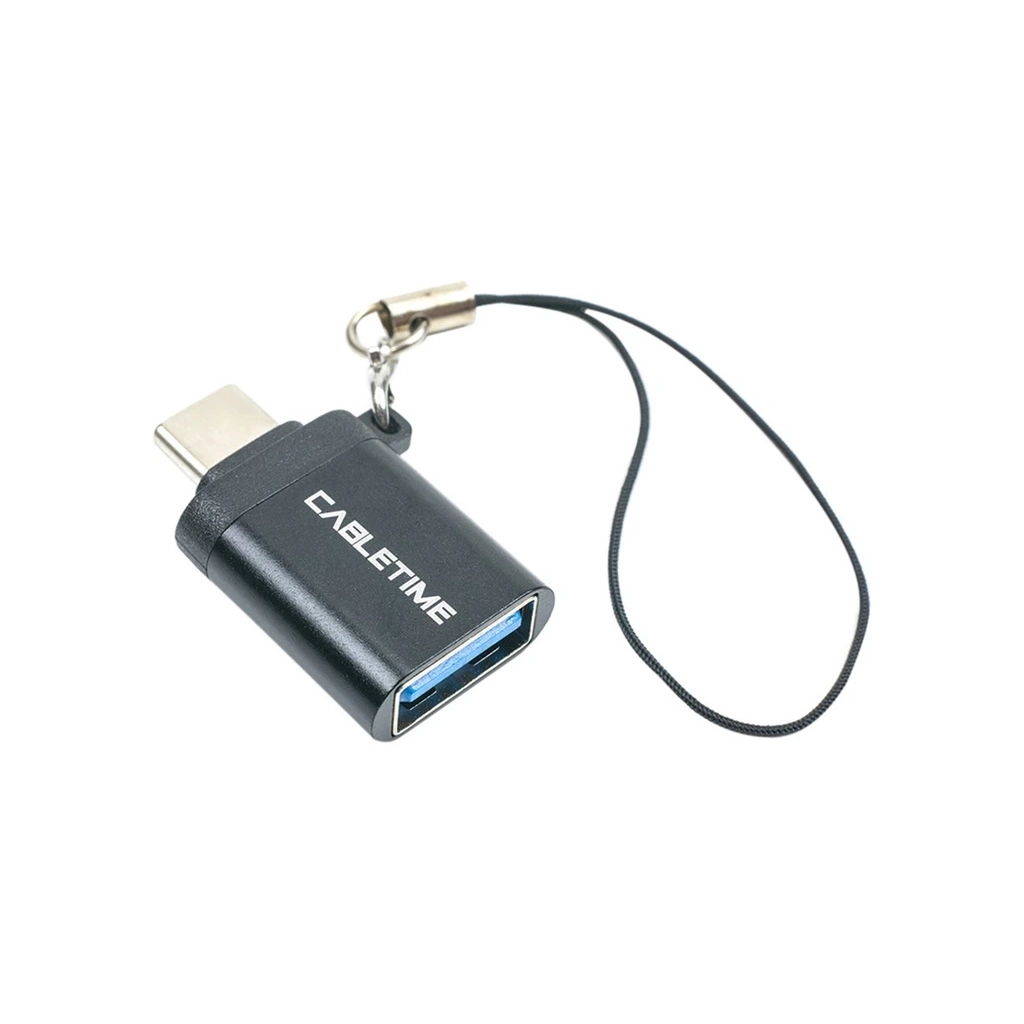 Перехідник OTG USB 3.0 AF to USB-C Cabletime (CA913688) Перехідник OTG USB 3.0 AF to USB-C Cabletime (CA913688)