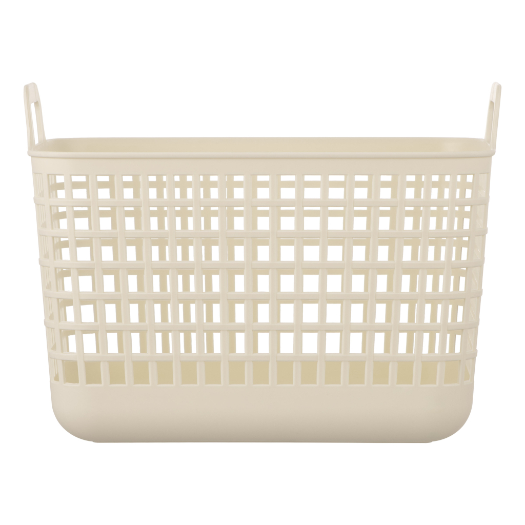 Кошик для зберігання Ardesto 33x22.5x25.2 см Бежевий 12.5 л (ARHC2512BG)