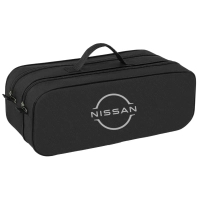 Organizer bag Poputchik in the trunk of Nissan NEW LOGO black (03-150-2D)