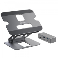 Port replicator J5create Dock-Station USB-C 6-in-1 (HDMI/PD/USB-A/USB-C) (JTS327-N)