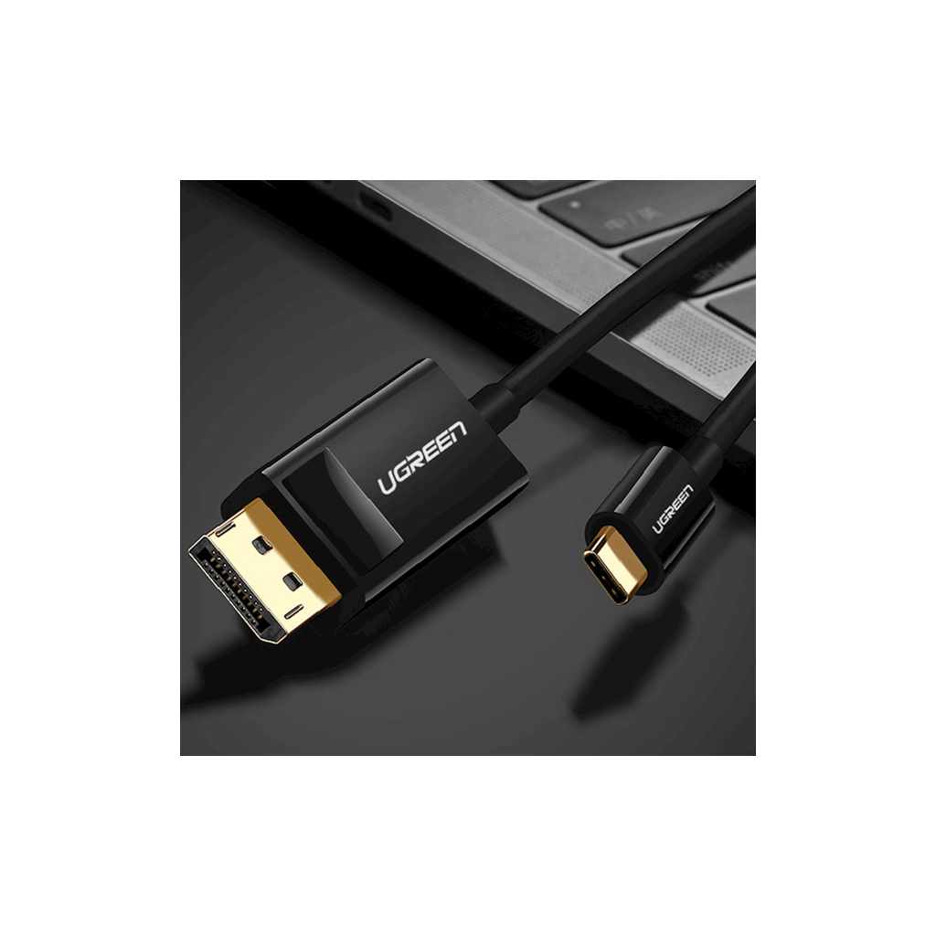 Кабель мультимедійний USB-C to DisplayPort M 1.5m 4K30Hz black Ugreen (50994)