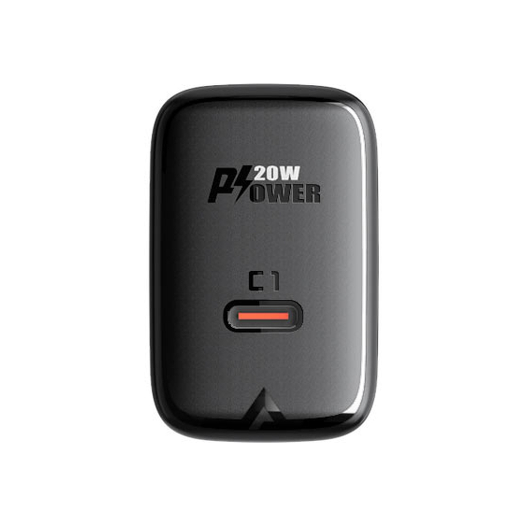 Зарядний пристрій Acefast 1xUSB-C PD20W A1 black (6974316280033)