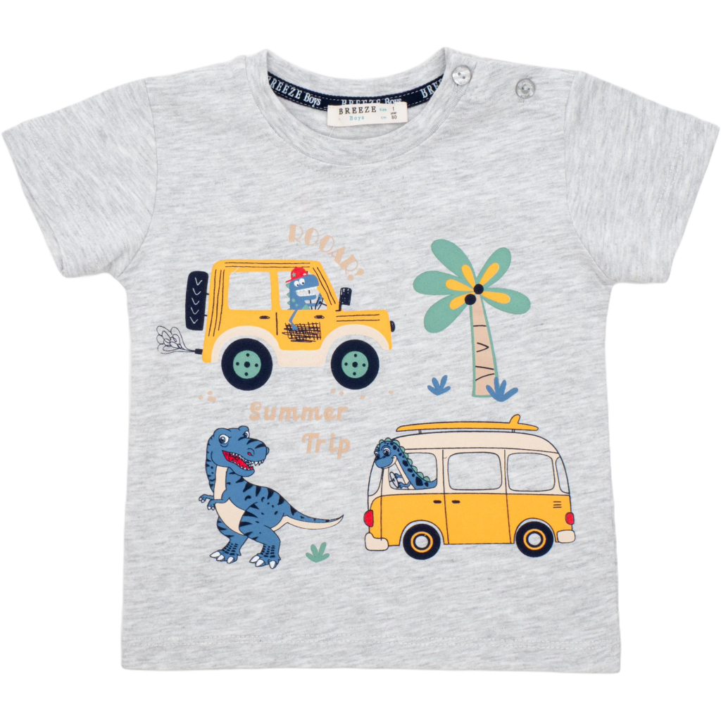 Набір дитячого одягу Breeze з машинкою (20988-98B-gray)